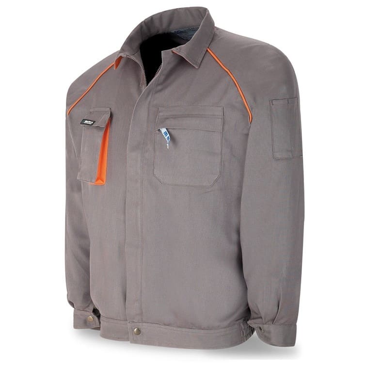 Chaqueta algodón de 270g gris 488-CG SupTop - Referencia 488CSUPTOPG
